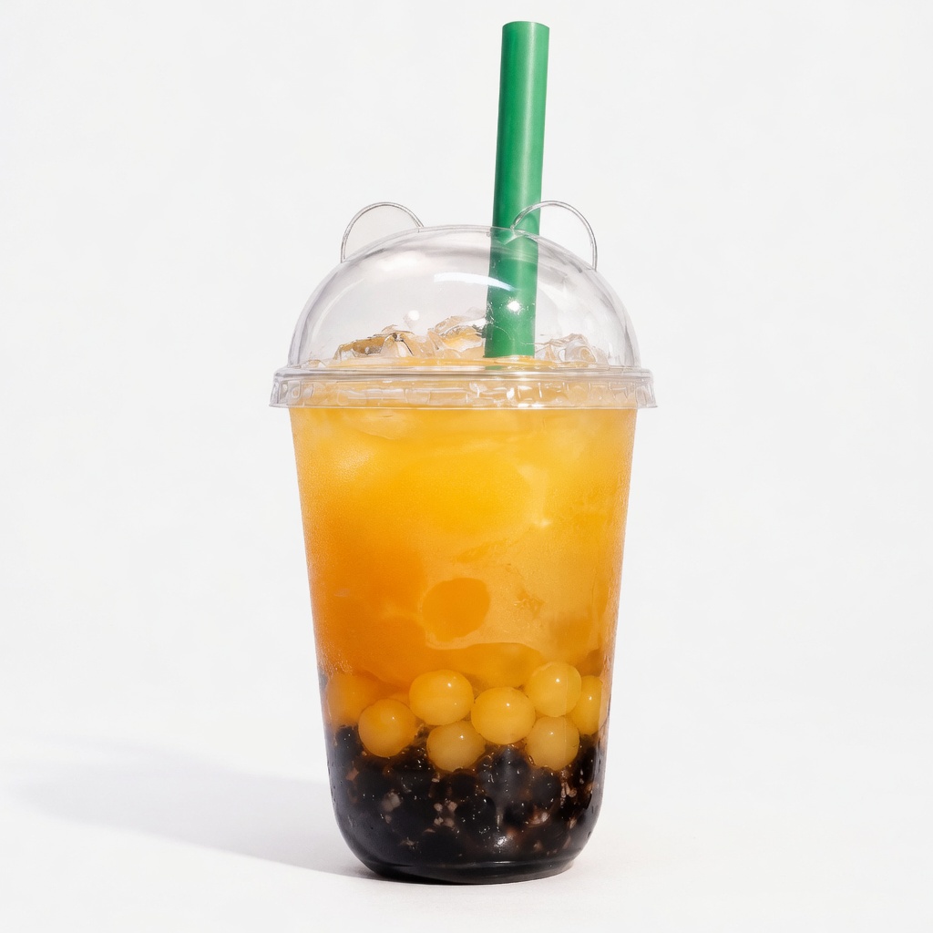 Mango Bobba Tea
